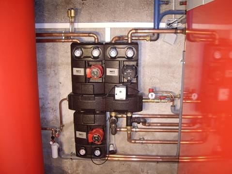 Chaudière bois inox et relève chaudière fioul