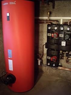 Chaudière bois inox et relève chaudière fioul