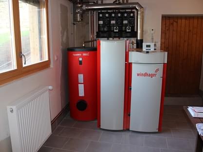 Chauffage d'une maison extension en bois