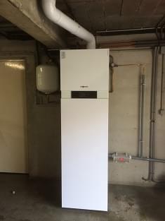 Chaudière gaz et solaire