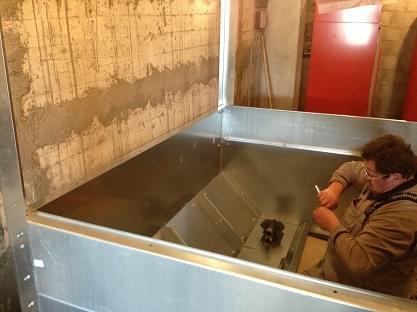 Montage silo à granulés 4.7t