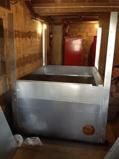 Montage silo à granulés 4.7t