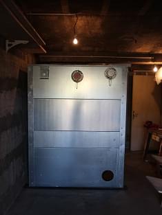 Montage silo à granulés 4.7t