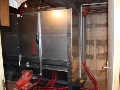 Montage silo à granulés 4.7t